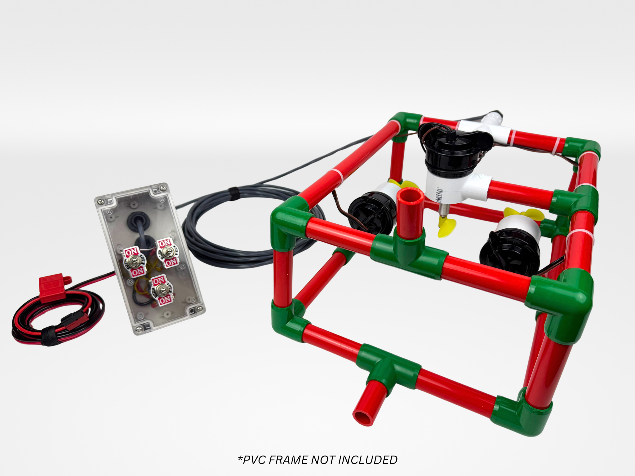 AngelFish ROV Kit with Thrusters and Tether (Rev 3)
