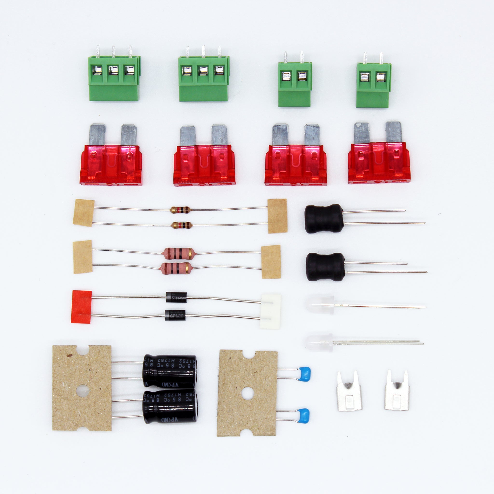 Layout of everything included in the PufferFish Grab Bag