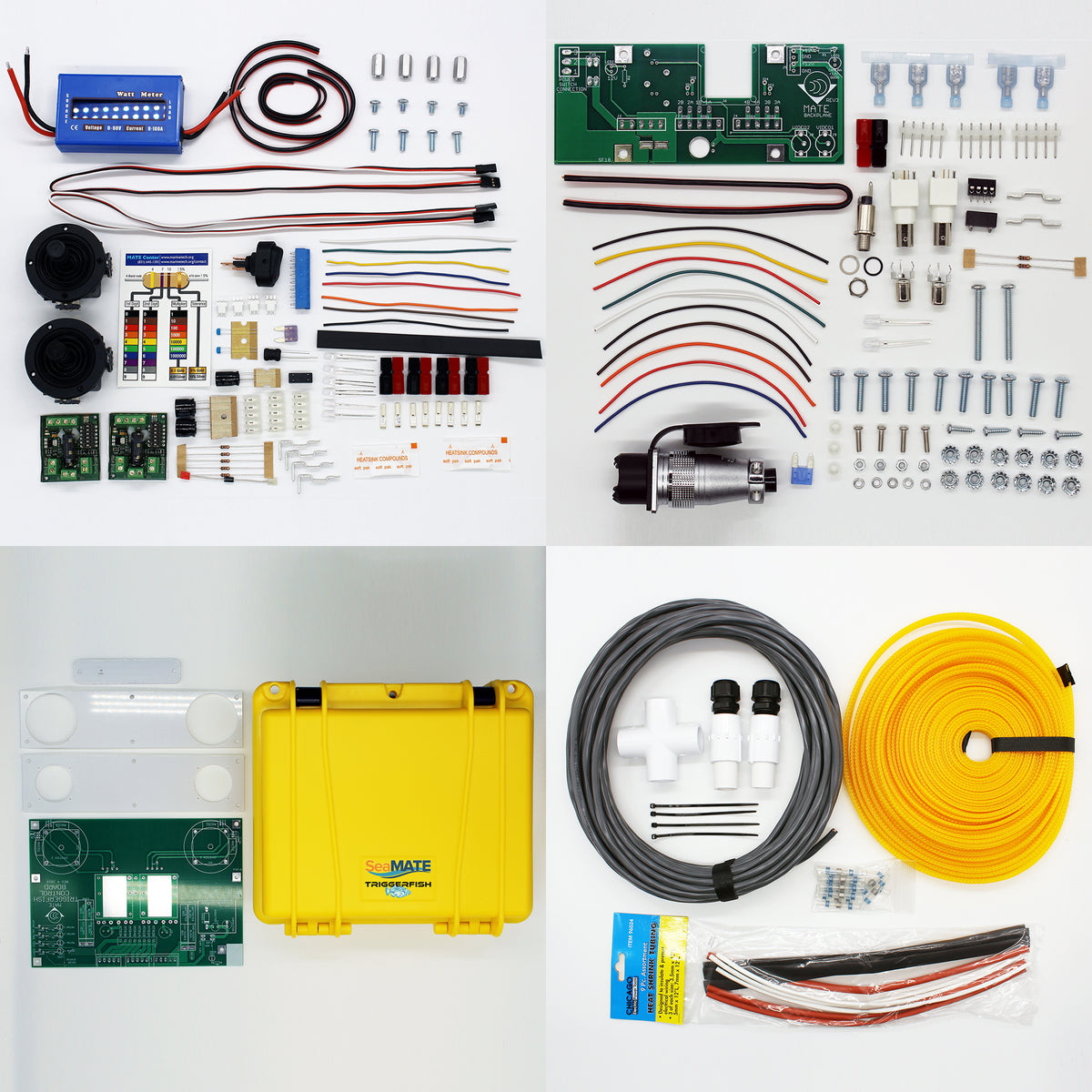 TriggerFish ROV Kit with Thrusters and Tether (Rev 4) (Unassembled) –  SeaMATE