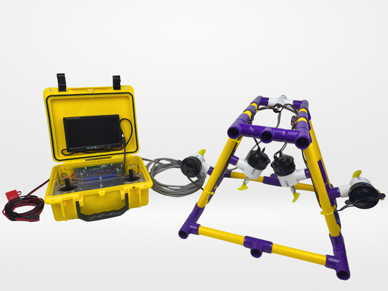 TriggerFish ROV Kit with Thrusters and Tether (Rev 4) (Unassembled)