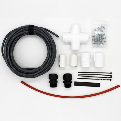 Layout of everything included in the AF/PF Tether kit