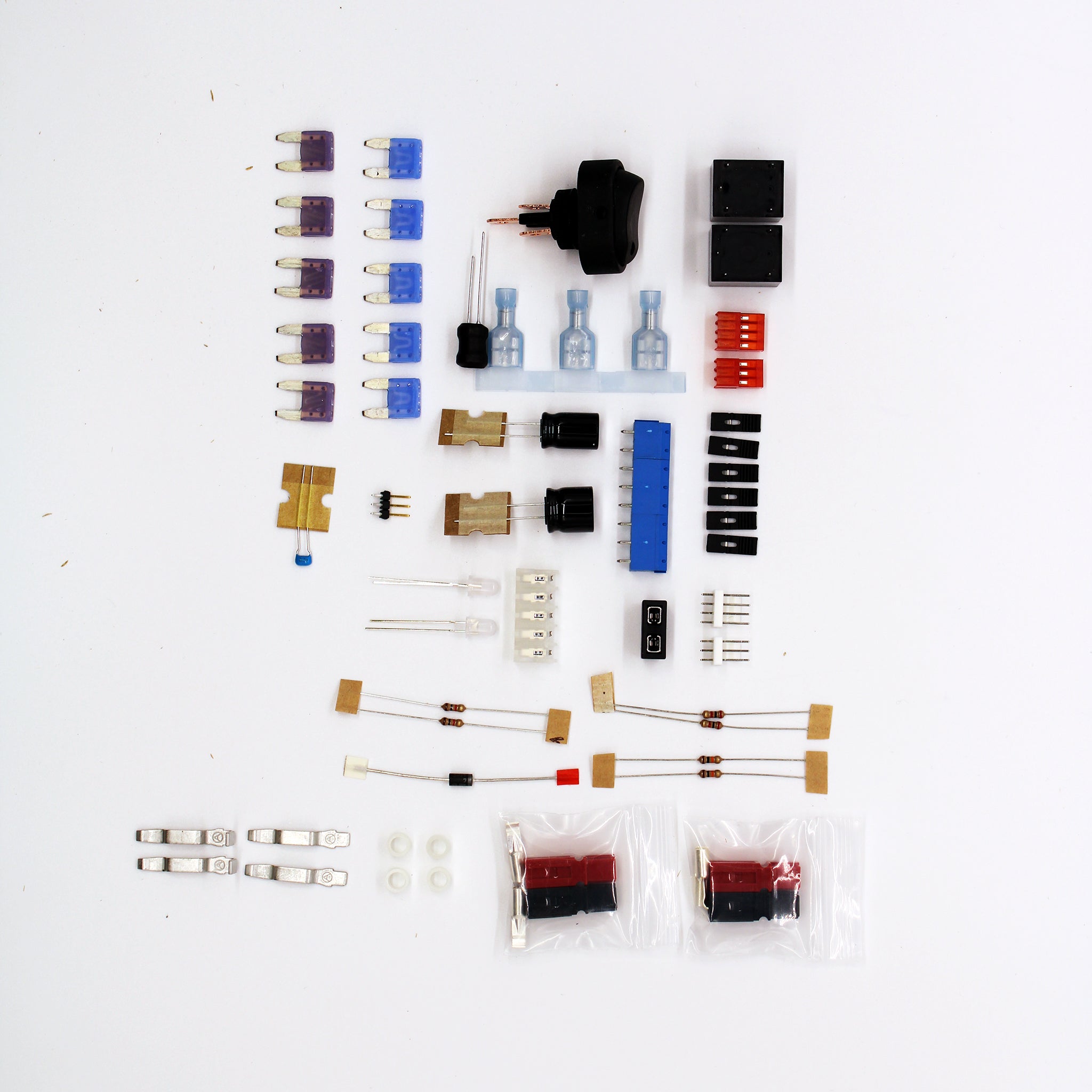 Layout of everything included in the Barracuda Grab Bag