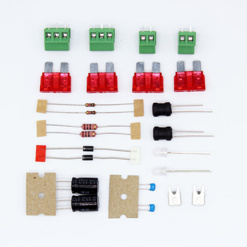 Layout of everything included in the PufferFish Grab Bag