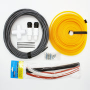 Layout of everything included in the TF/BC Tether Kit