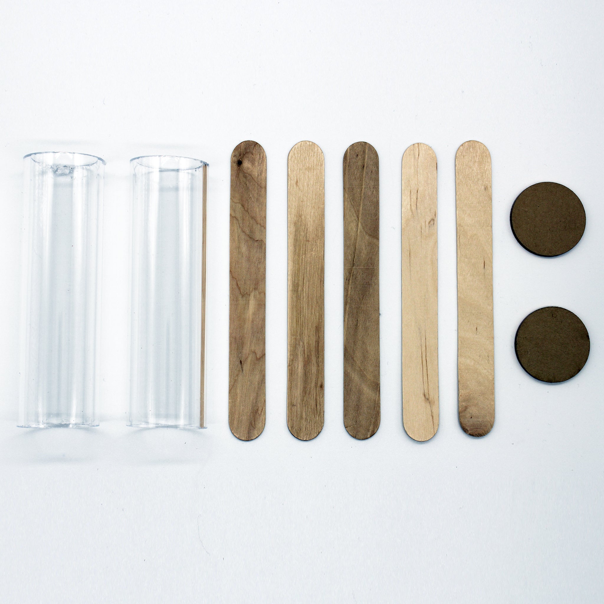 Layout of everything included in the Two Camera Waterproofing Kit